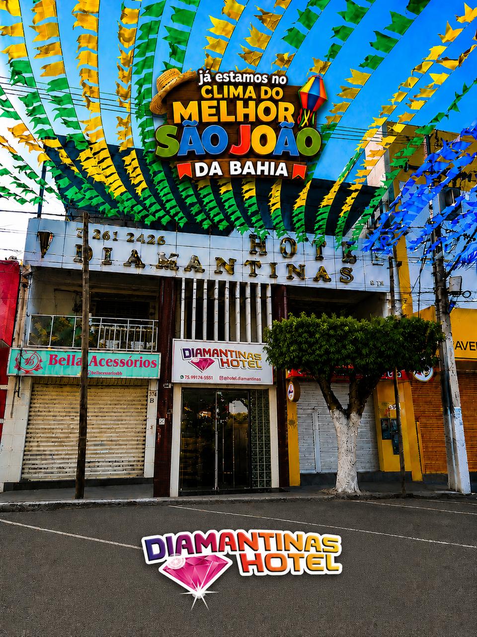 Hotel Diamantinas durante o São João de Serrinha